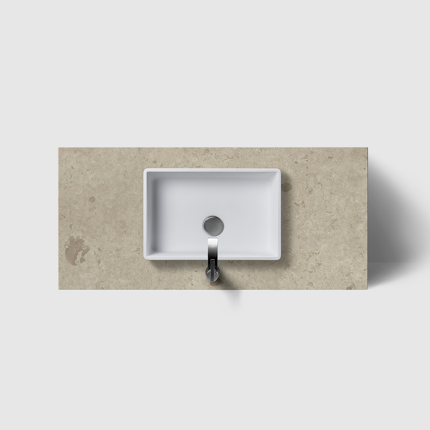 Tvättställsskåp Haven H2/80 med Stenskiva och Handfat